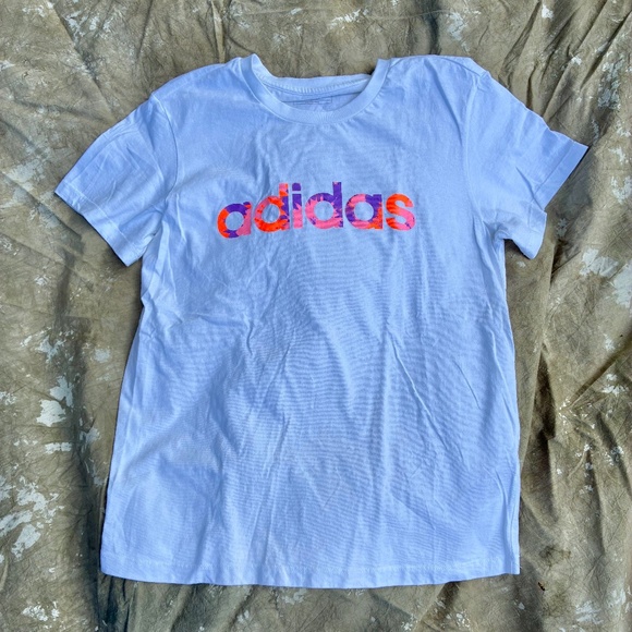 "Adidas" T-shirt, M, regular fit, white - Picture 1 of 4